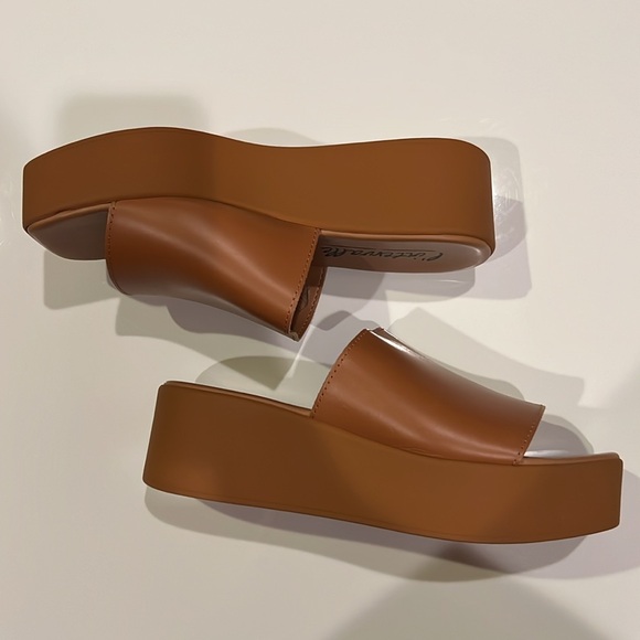 L’Intervalle Fox Tan mules sandals, Leather Upper, Padded Insole, Made in Italy - Picture 5 of 8